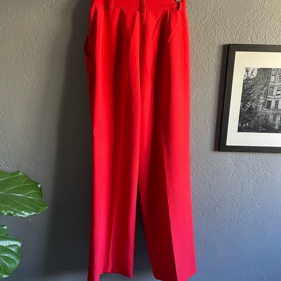 Baw Shop high waisted red trouser - Picture 2 of 4